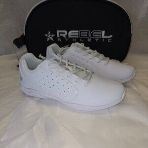 Rebel Athletics Rebel Rise II Cheer Shoe, Women's Size 7.5 in White